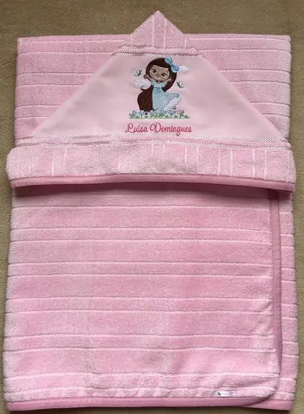 Toalha de Banho Infantil Princesa