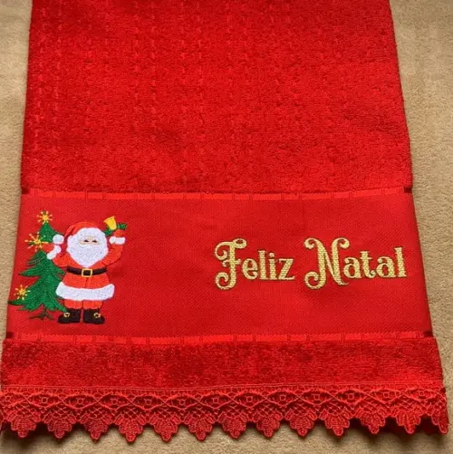 Toalha de Rosto Natal
