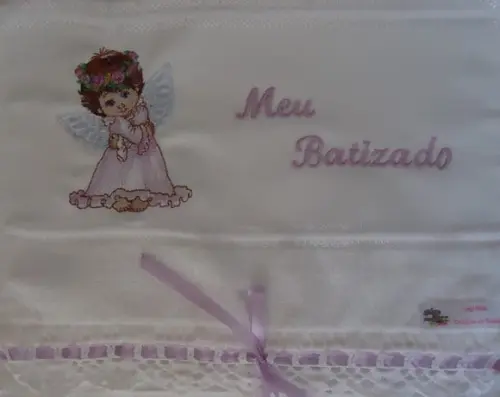 Toalha para Batizado Menina