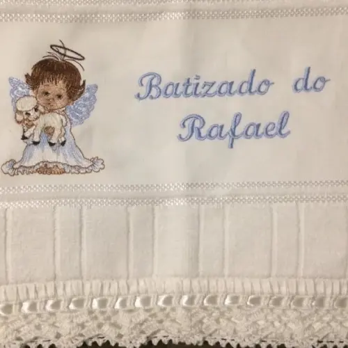 Toalha para Batizado Menino
