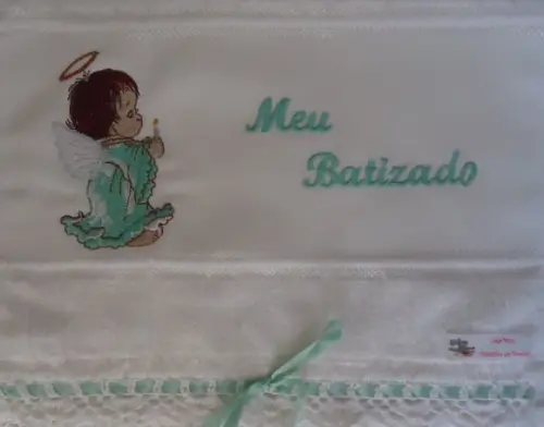 Toalha para Batizado Menino