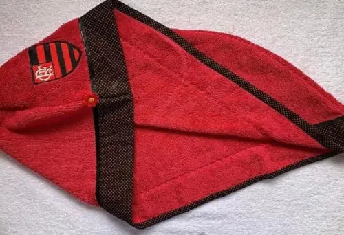 Toalha para Cabelo Bordada e Personalizada Times