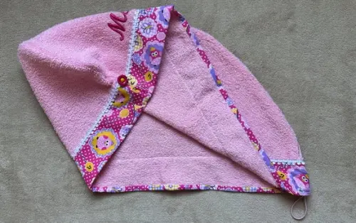 Toalha para Cabelo Personalizada Infantil