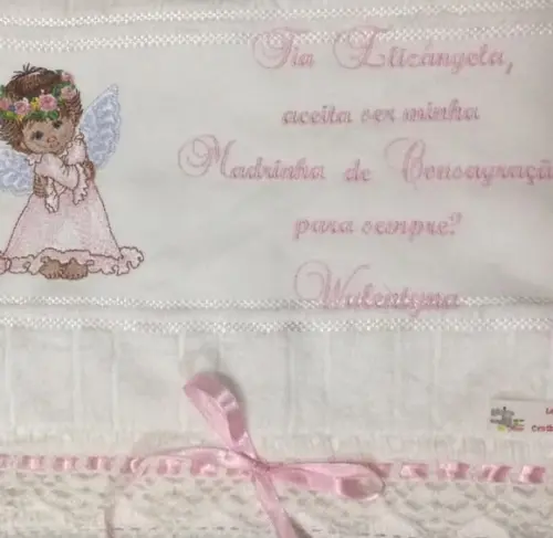 Toalhinha Convite para Padrinhos