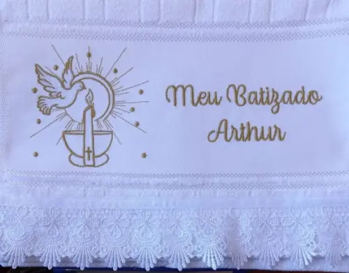 Toalhinha para Batizado