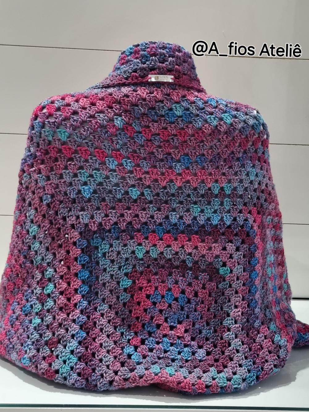 Casaco em crochê Balance - Estilo Casulo