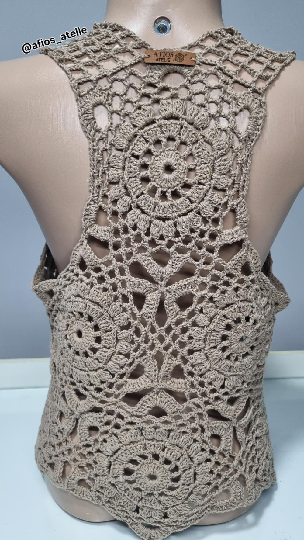Regata Boho em Crochê