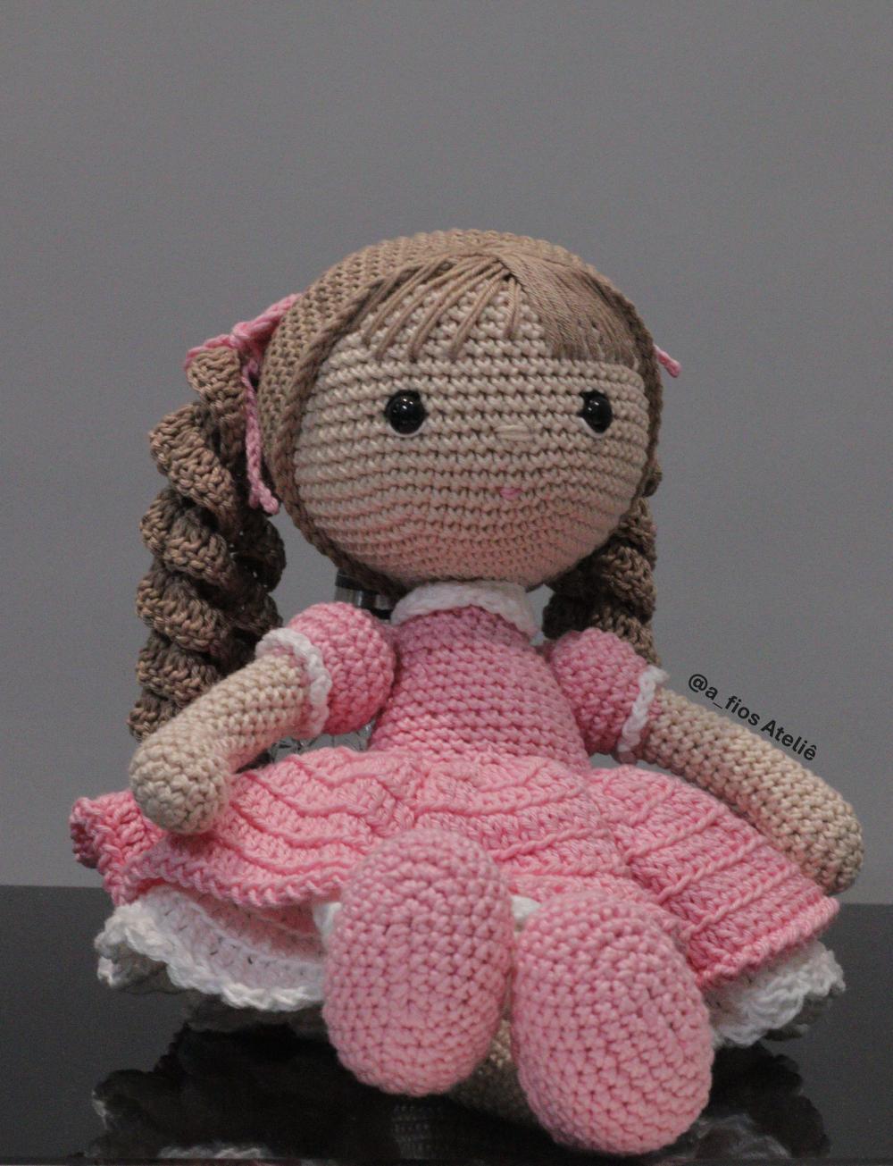 Boneca Cecília - Amigurumi