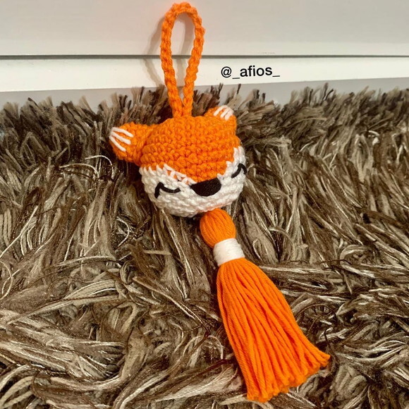 Chaveiro Raposa Amigurumi