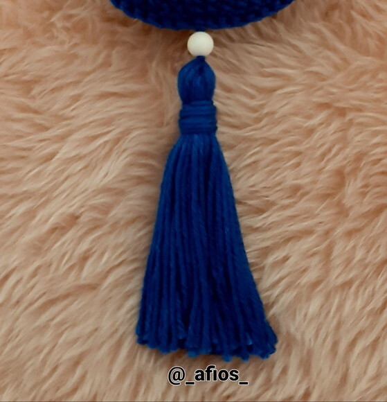 Chaveiro Olho Grego em Amigurumi