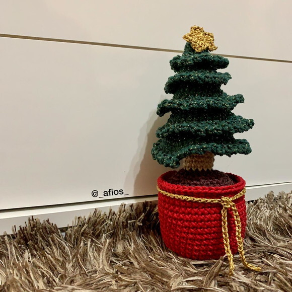 Decoração Árvore de Natal em Amigurumi