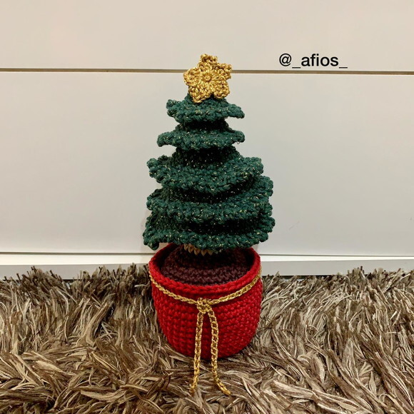 Decoração Árvore de Natal em Amigurumi