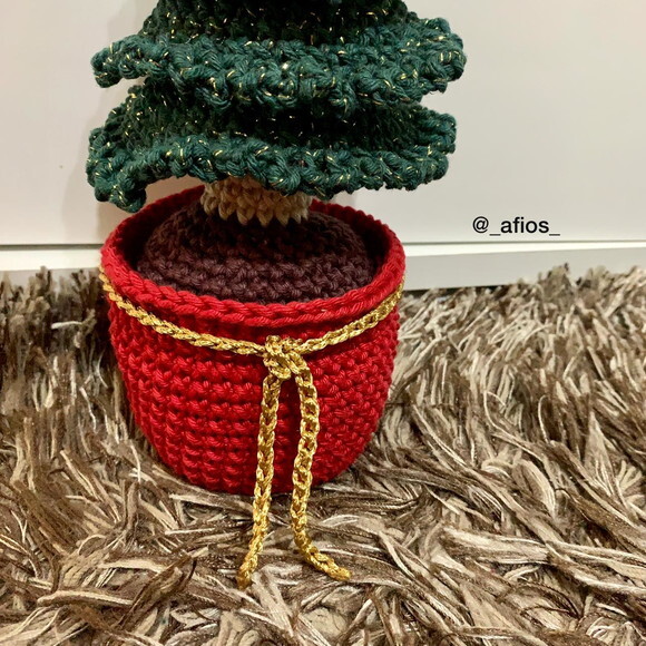 Decoração Árvore de Natal em Amigurumi