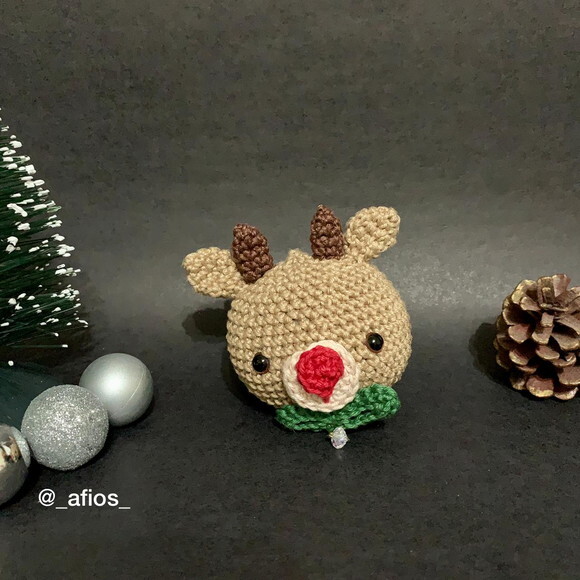 Kit Enfeites para Árvore de Natal em Amigurumi