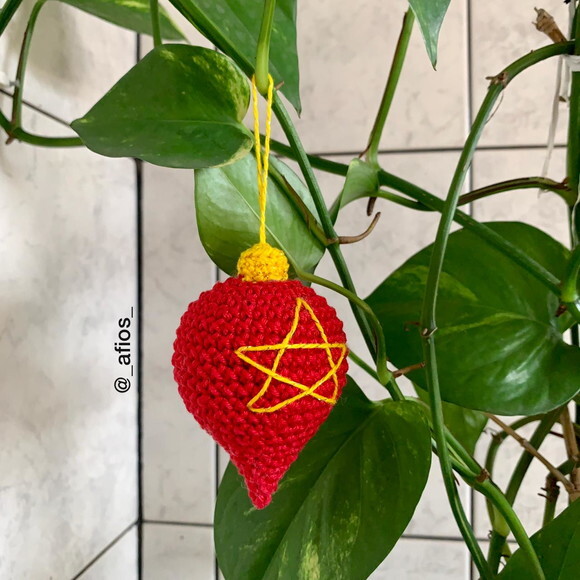 Kit Enfeites de Natal em Amigurumi