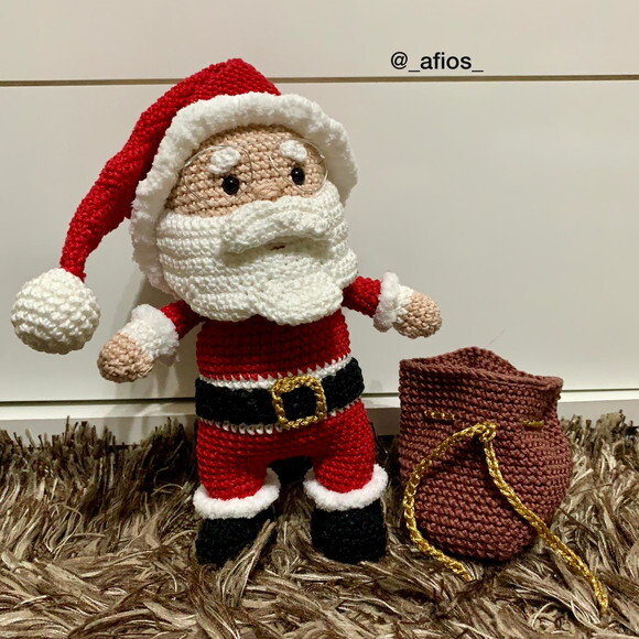 Papai Noel em Amigurumi