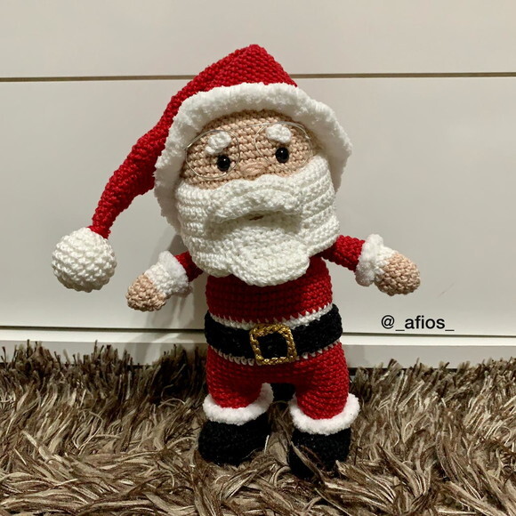Papai Noel em Amigurumi