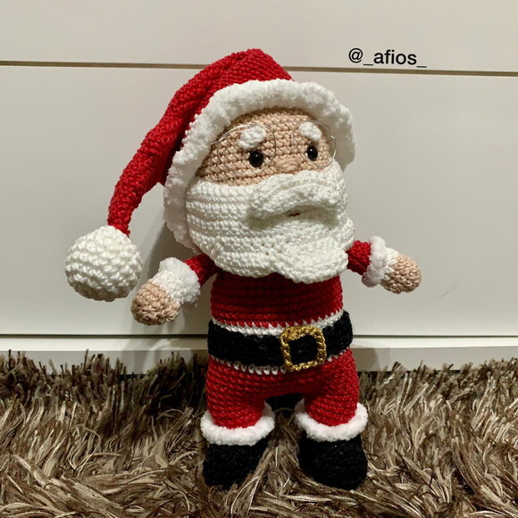 Papai Noel em Amigurumi