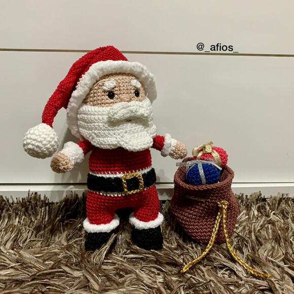 Papai Noel em Amigurumi