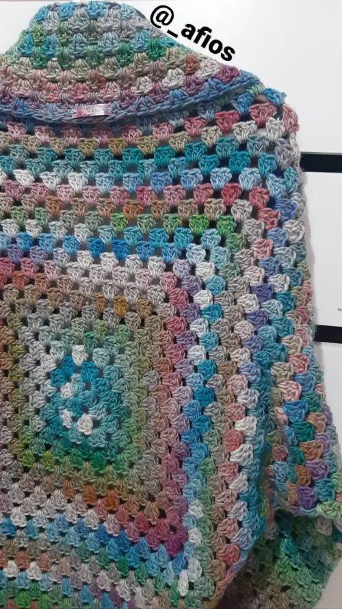 Casaco em crochê Balance II - Estilo Casulo