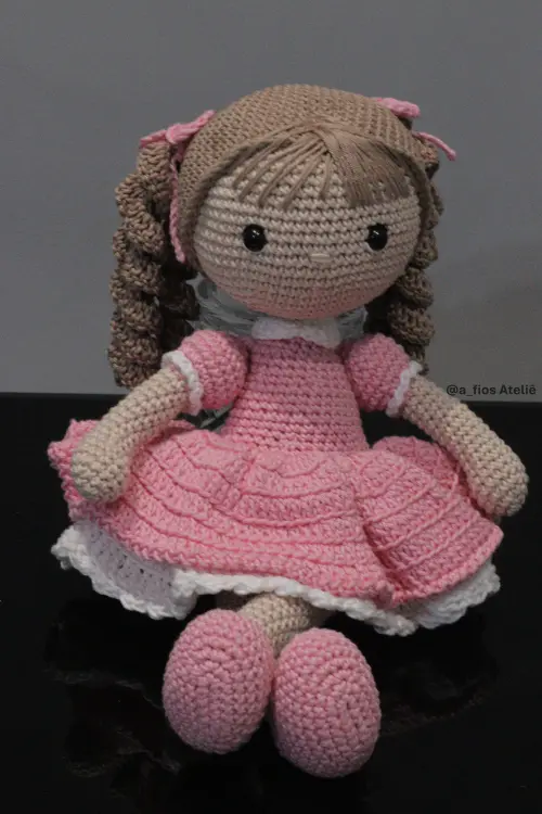 Boneca Cecília - Amigurumi