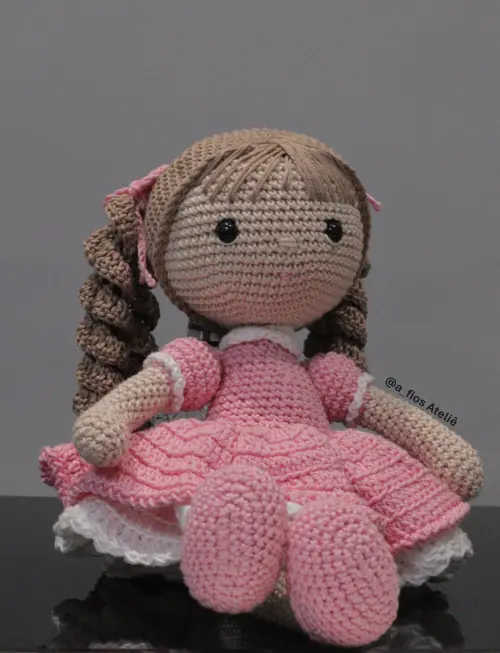 Boneca Cecília - Amigurumi