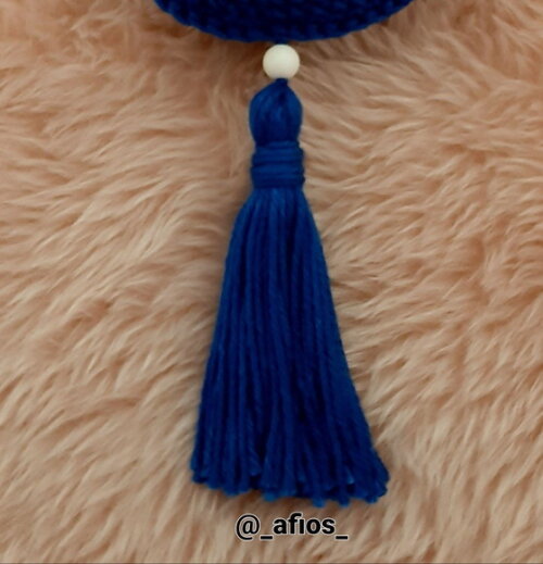 Chaveiro Olho Grego em Amigurumi
