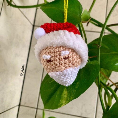 Kit Enfeites de Natal em Amigurumi