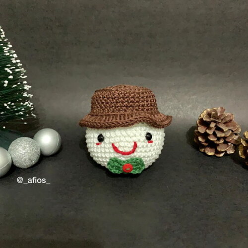 Kit Enfeites para Árvore de Natal em Amigurumi