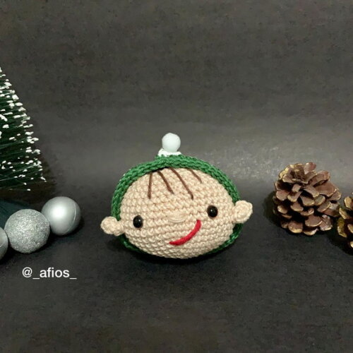 Kit Enfeites para Árvore de Natal em Amigurumi