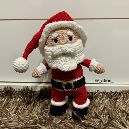 Papai Noel em Amigurumi