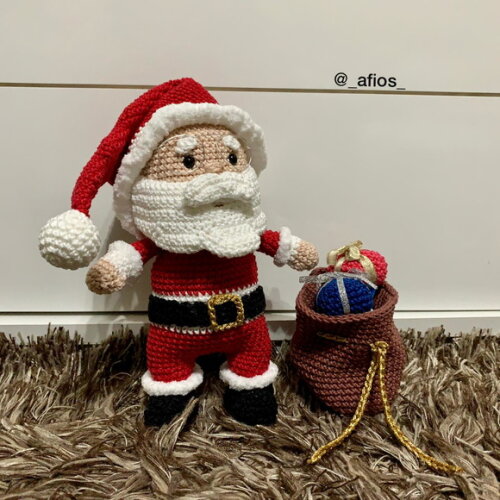 Papai Noel em Amigurumi