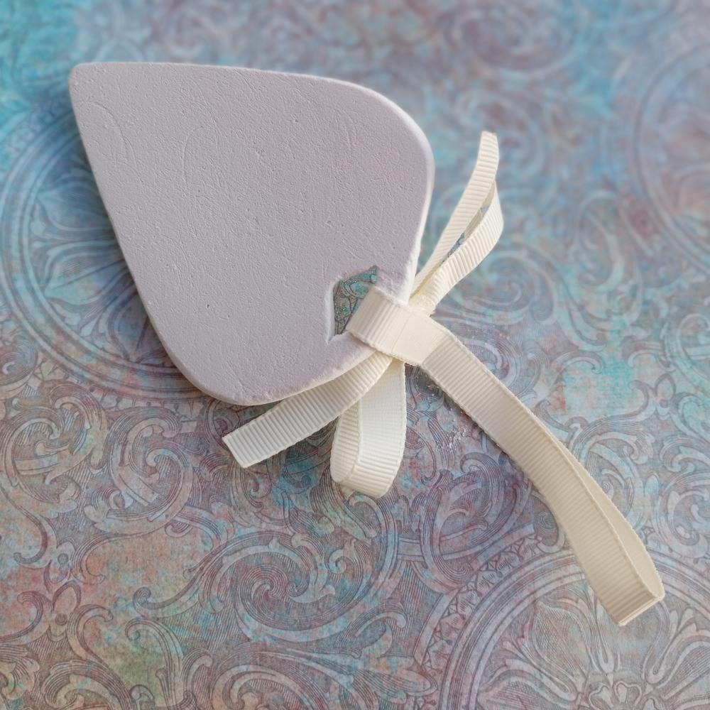 Gesso coração lembrança