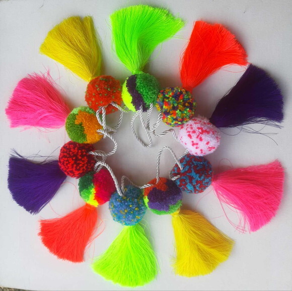 Varal Pom Pom Decorativo