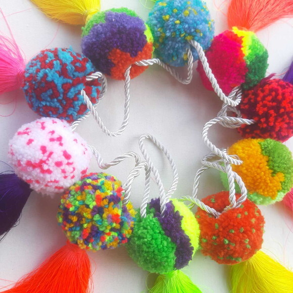 Varal Pom Pom Decorativo
