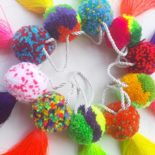 Varal Pom Pom Decorativo
