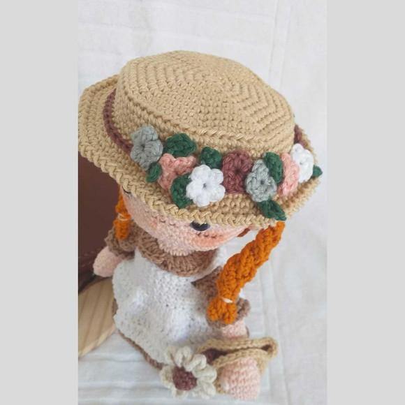 Boneca Anne Amigurumi