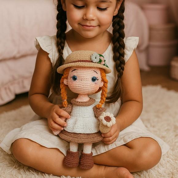Boneca Anne Amigurumi