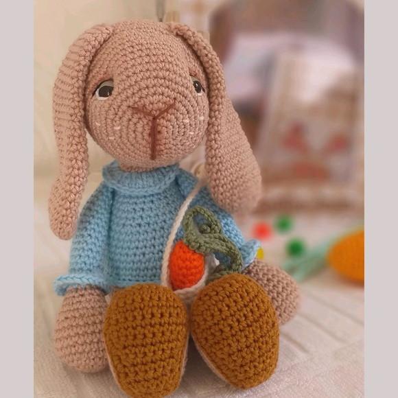 Coelho Amigurumi Personalizado