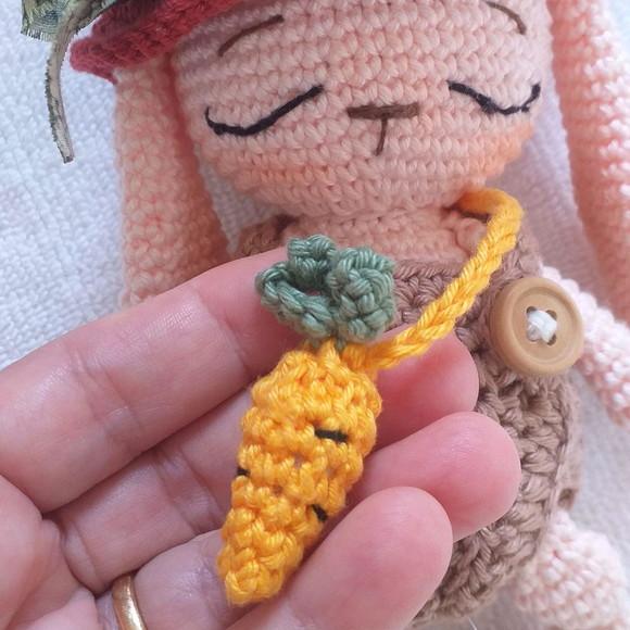Coelho Amigurumi Personalizado