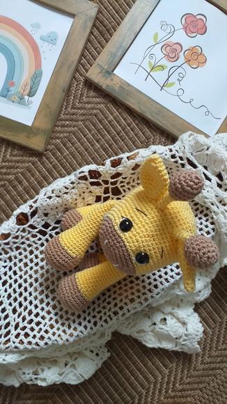 Girafa Cristal Amigurumi.safari Personalizada