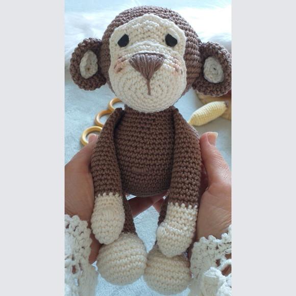 Macaco Amigurumi Personalizado