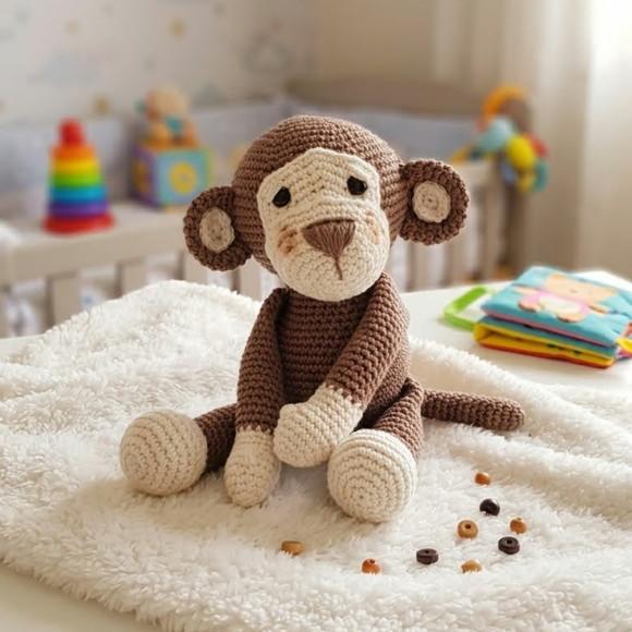 Macaco Amigurumi Personalizado