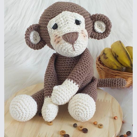 Macaco Amigurumi Personalizado