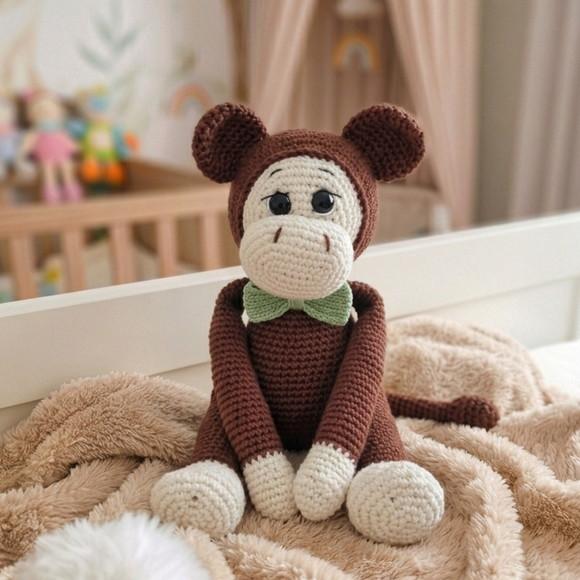 Macaco Caco Amigurumi Safari Personalizado