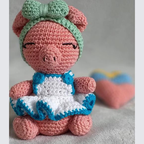 Porquinha Amigurumi Personalizada