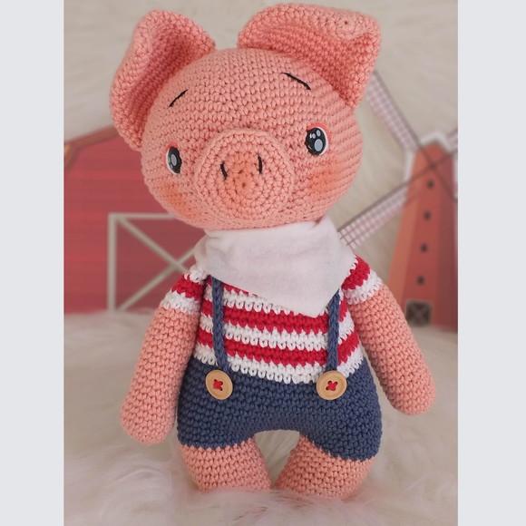Porquinho Amigurumi Personalizado