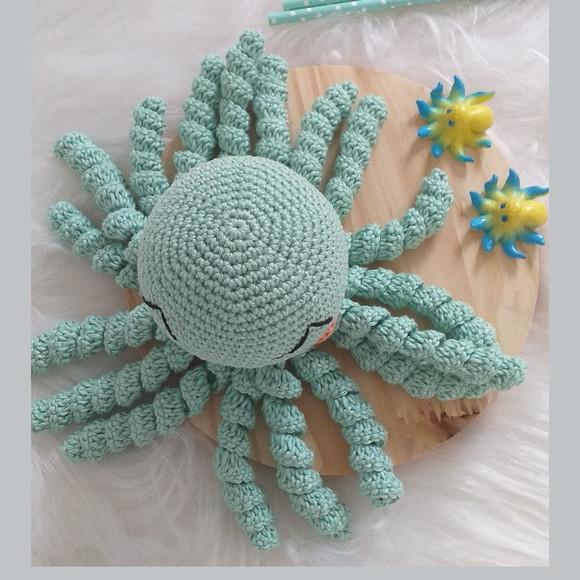 Polvo Amigurumi para Bebê
