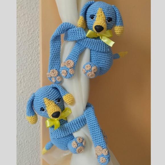 Prendedor de Cortina Infantil Amigurumi Personalizado