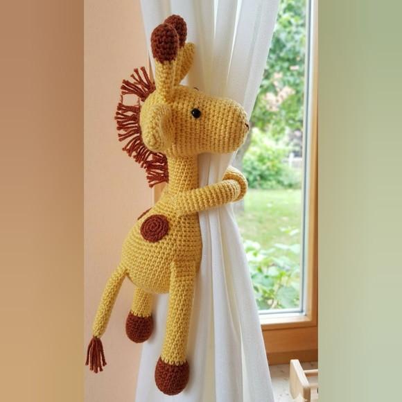 Prendedor de Cortina Infantil Amigurumi Personalizado